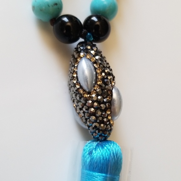 ❤Natural Semi-precious Stone statment Necklace ❤ - Picture 4 of 8